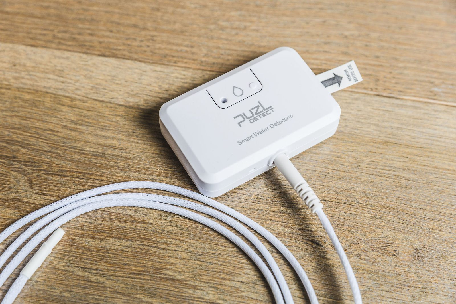 PuzL Detect Leak — smart water detection device with sensing cable